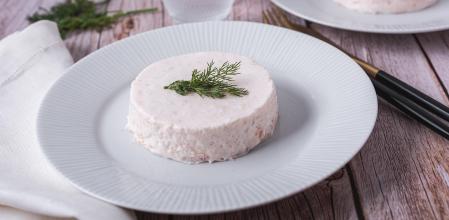 Mousse de salmón ahumado
