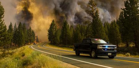 Incendio en Markleeville, en el estado de California, el pasado 17 de julio de 2021&nbsp;