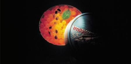 Caviar esférico de melón