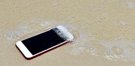 movil arena playa agua