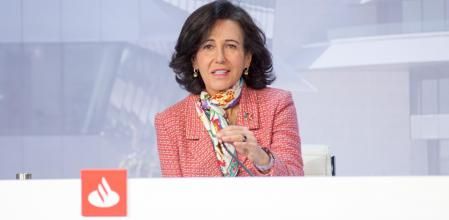 Ana Botín, en una junta de accionistas de la entidad