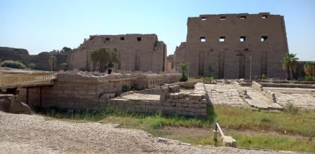 Entrada del templo de Karnak