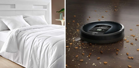 El edredón Pikolín de entretiempo y el robot aspirador iRobot Roomba 981 son dos de las mejores ofertas de la semana en la categoría 'hogar' de Amazon.