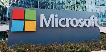 FILE PHOTO: General view of Microsoft Corporation headquarters at Issy-les-Moulineaux, near Paris, France, April 18, 2016. REUTERS/Charles Platiau/File Photo