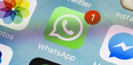 Istanbul, Turkey - February 6, 2016: Apple iPhone 6s screen with social media applications icons Facebook, Instagram, Twitter, Spotify, Youtube, Messenger, Paypal, Whatsapp etc.