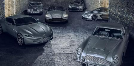 El parque de Aston Martin que ha usado James Bond es ciertamente impresionante. Y todos, con un estilo indiscutiblemente británico