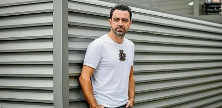 FOTO ALEX GARCIA ENTREVISTA CON EL EXJUGADOR DEL FC BARCELONA Y ENTRENADOR EN QATAR XAVI HERNANDEZ 2021/06/02