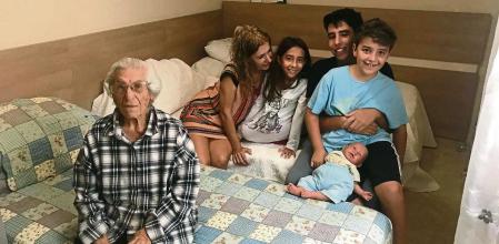 Familia afectados volcán Cumbre Vieja de La Palma