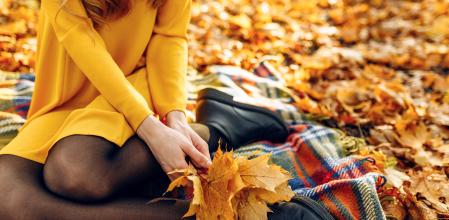 Vestidos midi para el otoño.