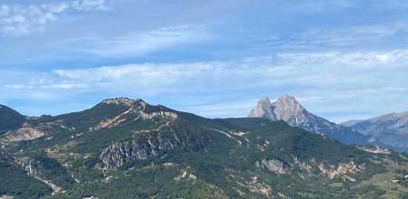 El Pedraforca desde el Tossal Llissol.