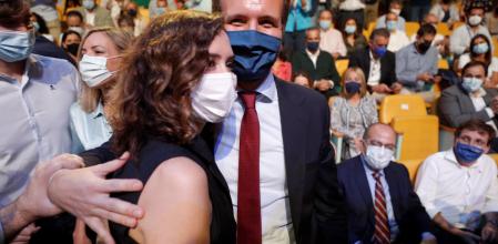 Díaz Ayuso y Casado, este sábado en la convención del partido