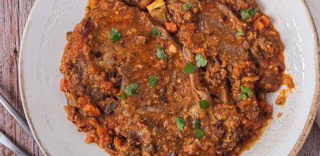 Fricandó de ternera en Thermomix