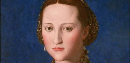 Leonor de Toledo, duquesa consorte de Florencia, retratada por Bronzino.
