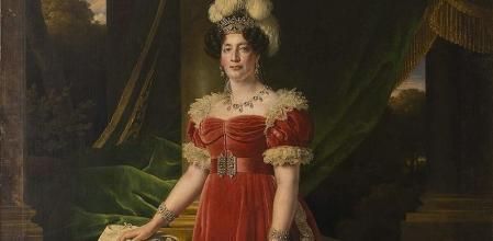 Retrato de María Teresa, por Alexandre-François Caminade (1827).