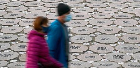 15-10-2021, Vitoria, Monumento a las victimas del terrorismo. Foto: L. RIco