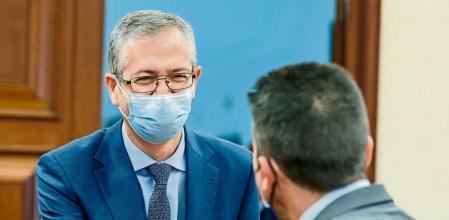 Gobernador del Banco de España, Pablo Hernández de Cos en el Congreso de los Dipuatdos comision de presupuestos