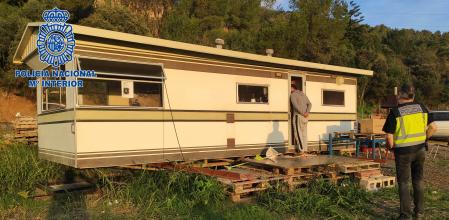 Finca de Pineda de Mar donde se cultivaba la marihuana
