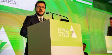 Pere Aragonès, en la Trobada Empresarial al Pirineu, este viernes