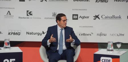 Garamendi, durante su intervención este jueves