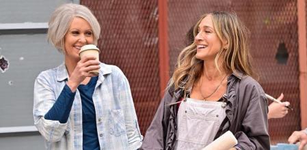 Cynthia Nixon y Sarah Jessica Parker en la nueva temporada de Sexo en Nueva York