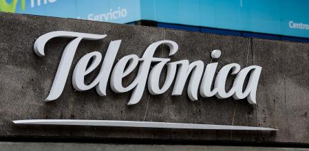Logo de la compañía de Telefónica