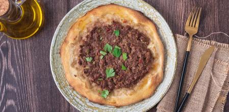 Pizza turca tradicional