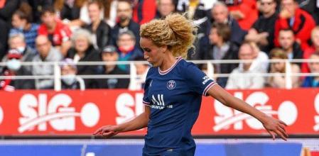 Hamraoui, en un partido del PSG.