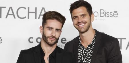 Pelayo Diaz and Andy Mcdougall at photocall for 25 anniversary of 