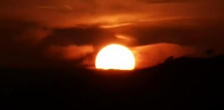 Atardecer en Sant Pere Màrtir.