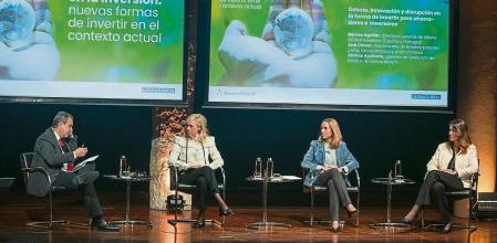 ENCUENTROS VANGUARDIA.” LA INNIVACIÓN EN LA INVERSIÓN: NUEVAS FORMAS DE INVERTIR EN EL CONTEXTO ACTUAL. MARISA AGUILAR, ANA CLAVER Y AINHOA AZPITARTE