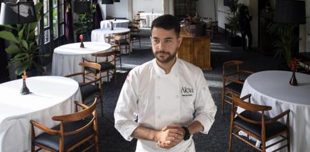 Rafa de Bedoya cocinero del restaurante Aleia.