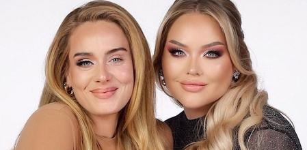 Adele se ha puesto en manos de la vlogger de belleza Nikkie para mostrar el poder del maquillaj;, la británica solo se ha maquillado la mitad de la cara; la otra mitad la ha dejado al natural.