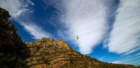 El teleférico de Montserrat.