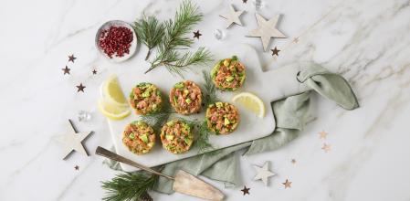 Salmón noruego navidad