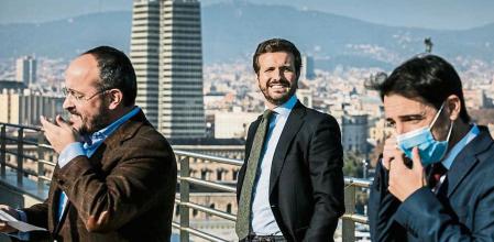 foto XAVIER CERVERA 14/12/2021 Casado denuncia en Barcelona el 
