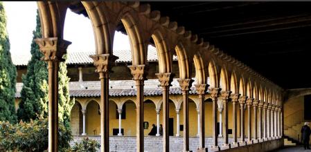 Claustro del monasterio de Pedralbes.