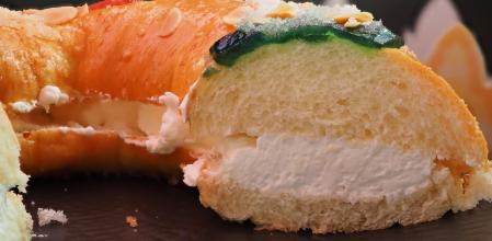 Haba dentro del roscón de Reyes