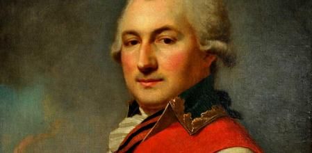 Retrato de José de Ribas, por el pintor austriaco Johann Baptist Lumpy el Viejo.