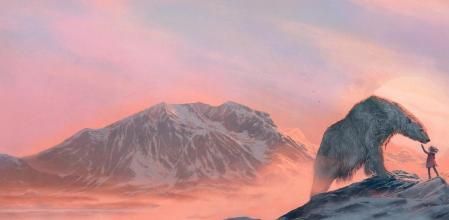 Ilustración de Levi Pinfold para 'El último oso' de Hannah Gold