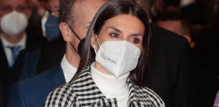 La reina Letizia durante la inauguración de la Feria Fitur en Madrid