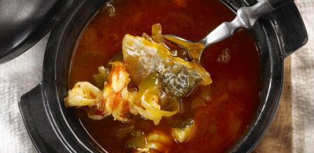 Sopa de pescado exprés