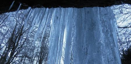 Helada en el Salt del Gitano.