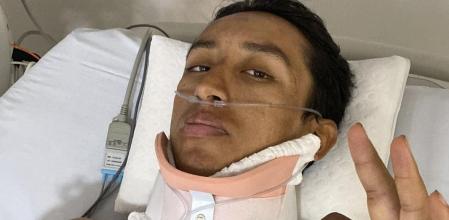 Egan Bernal, en el hospital