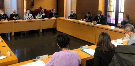 Junta de seguridad del Ayuntamiento de Mataró