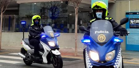 La policía local de Calella, en una imagen de archivo&nbsp;&nbsp;