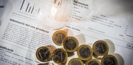 Detalle de la factura eléctrica de una vivienda