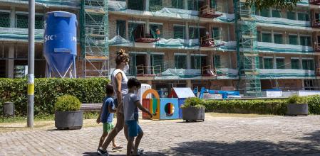 Una de las últimas promociones construidas en Sant Cugat del Vallès, en el Vallès Occidental