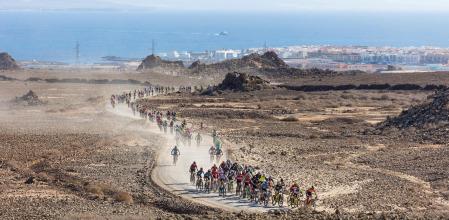 Participantes en una de las ediciones de Fuertebike