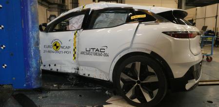 El Renaul Megane E-Tech es uno de los cinco coches que ha testeado Euro NCAP en su primera evaluación de 2022 