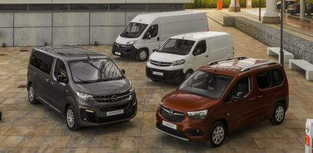 Gama de vehículos comerciales electrificados de Opel